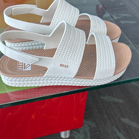 Reef White Water Vista Textured Sandals size 8 1/2 - Picture 4 of 6